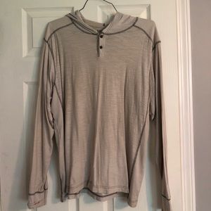 Brown/ Cream Shirt Pullover